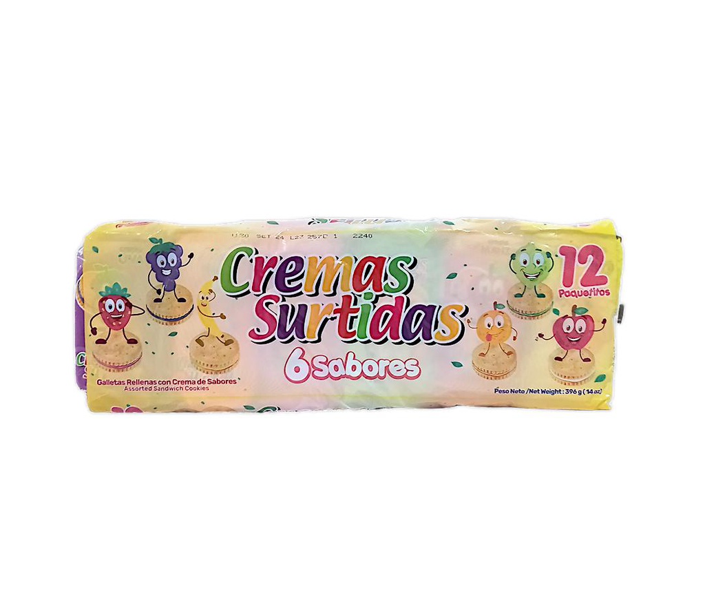 GALLETA CREMAS SURTIDAS CUETAR