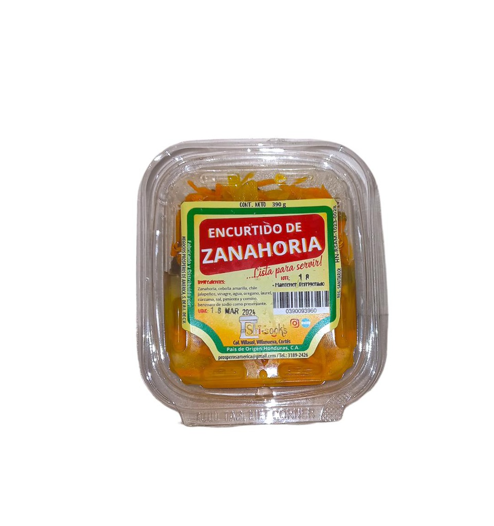 ENCURTIDO DE ZANAHORIA 390G