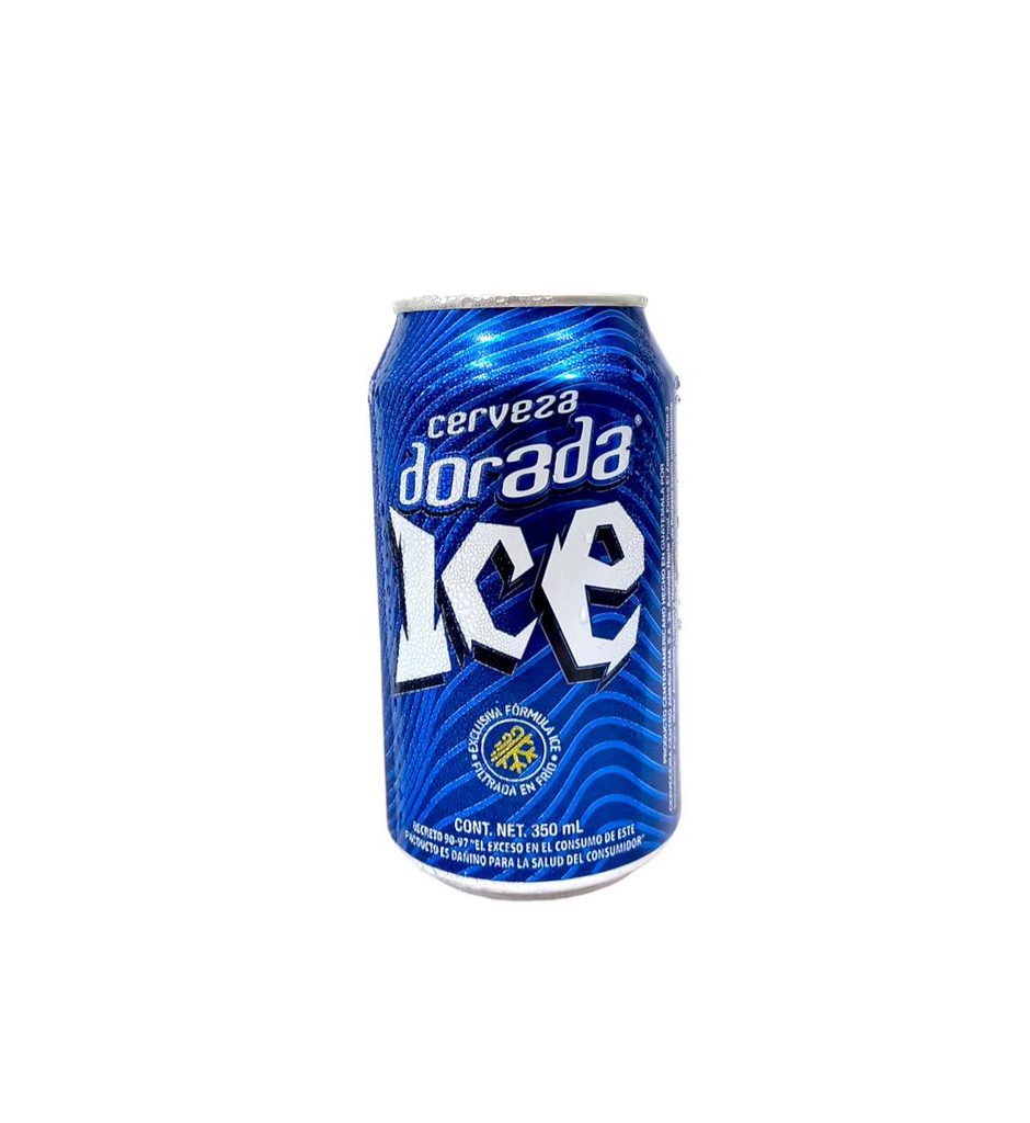 CERVEZA DORADA ICE LATA 350ML