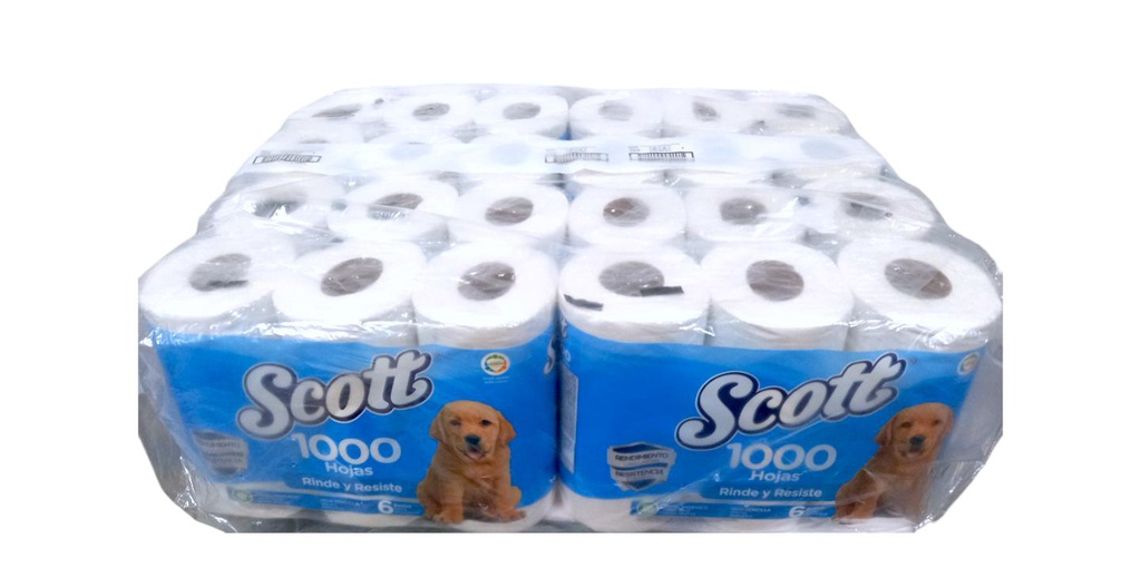 FARDO DE PAPEL HIGIENICO SCOTT 6 ROLLOS