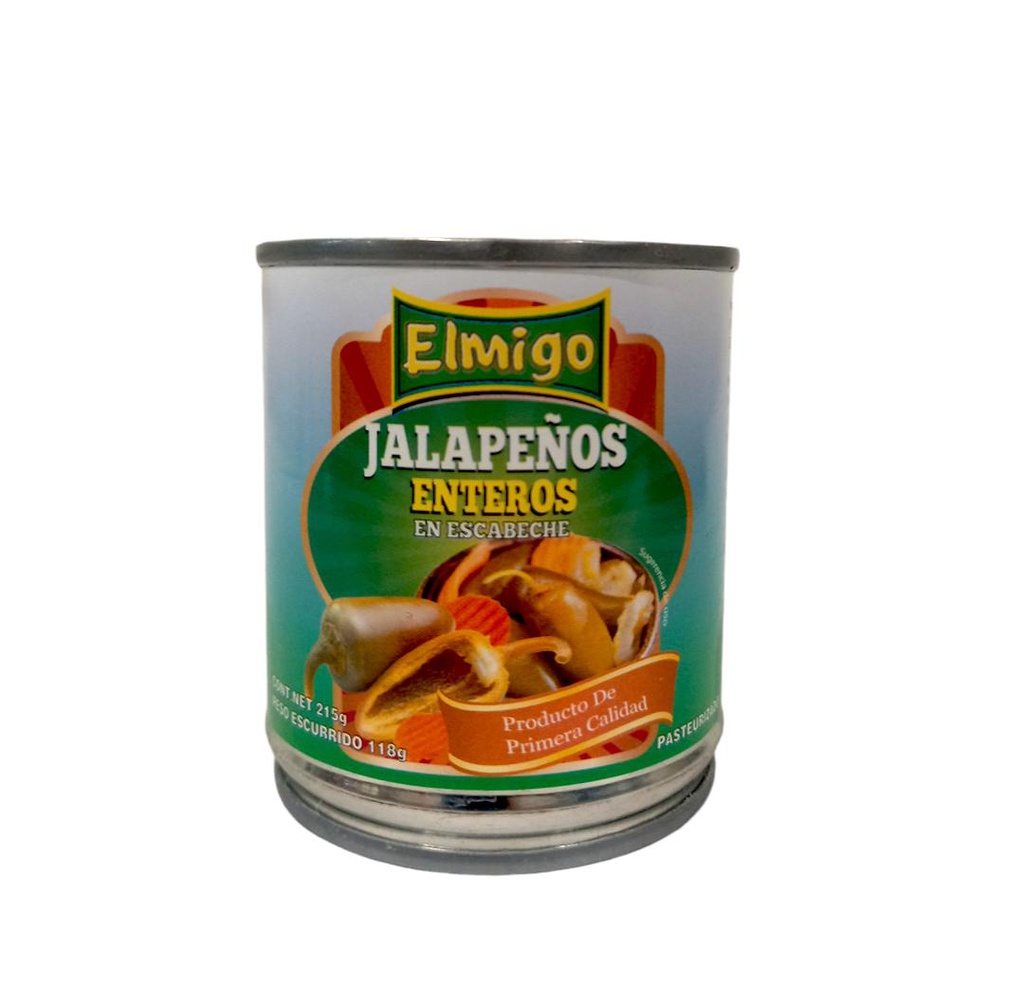 JALAPEÑO ENTERO EL MIGO  118G