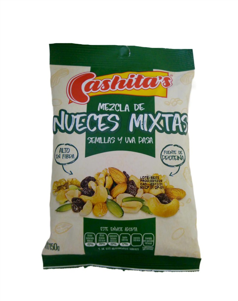 CASHITAS NUEZ MIX 150G