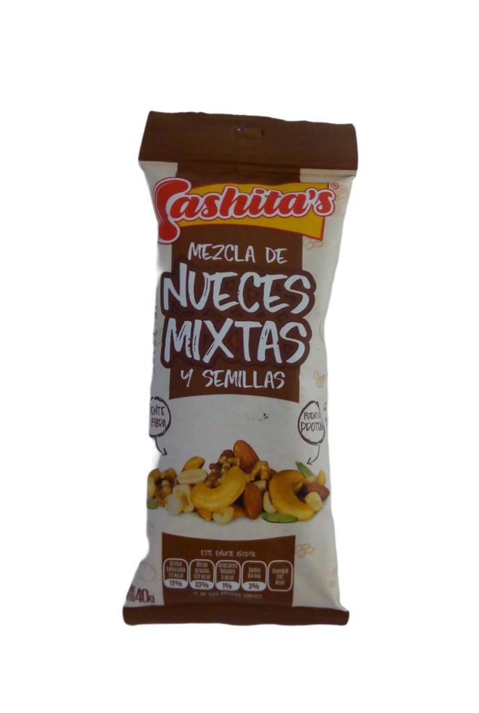 CASHITAS NUEZ SEMILLA 40GR