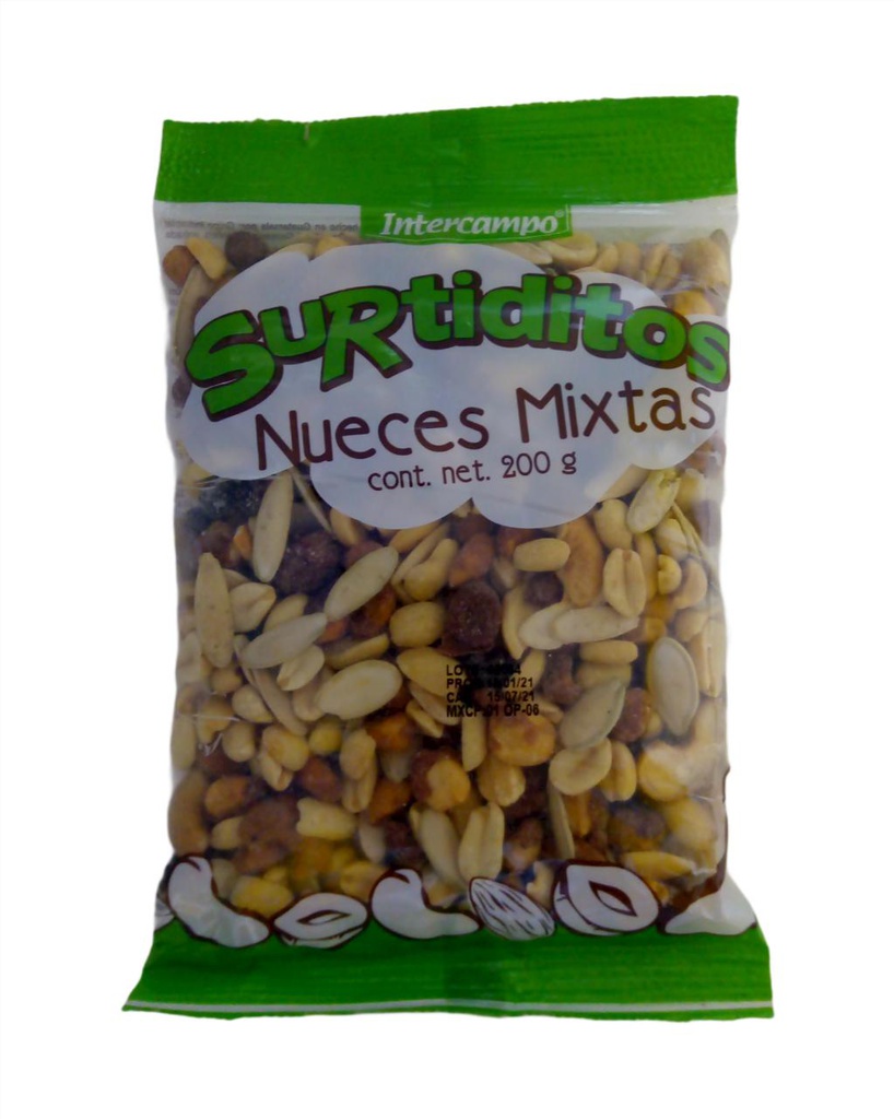 NUECES SURTIDITOS MIXTAS 200G