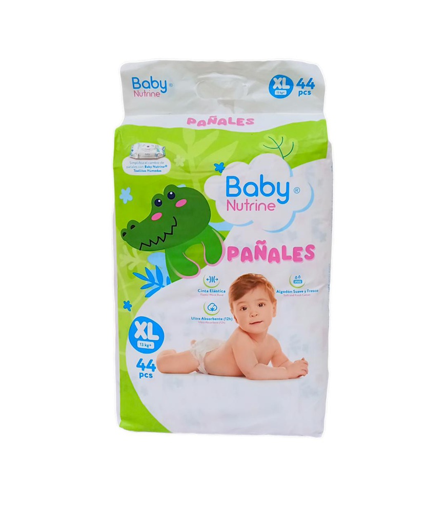 PAÑALES BABY NUTRINE TALLA XL