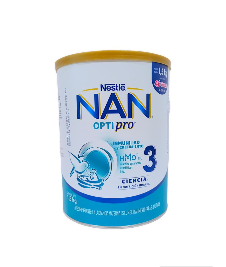 LECHE NAN 3 OPTIPRO 1 5KG