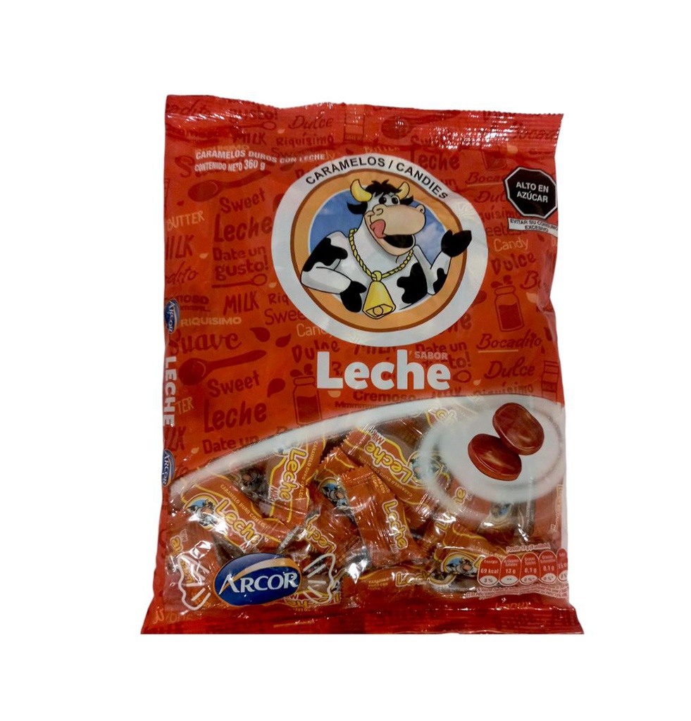 CARAMELOS LECHE ARCOR 360G 