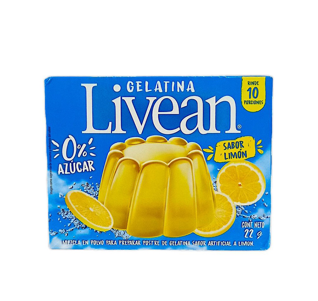 GELATINA LIVEAN LIMON 22G