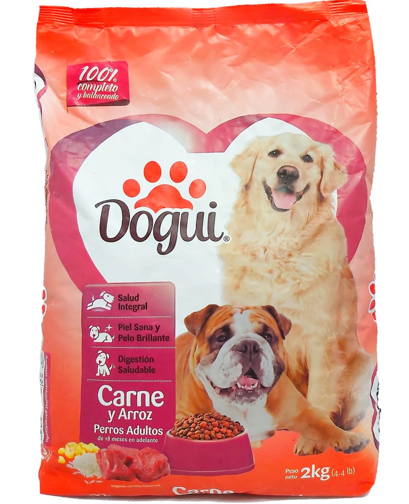 DOGUI CARNES 4.4LBS 2.2KG