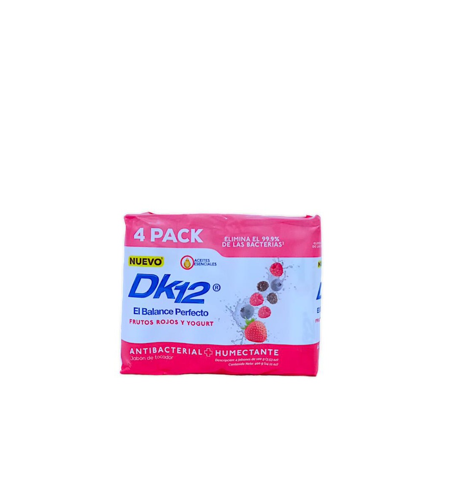 JABON DK12 FRUTOS ROJOS 4PACK