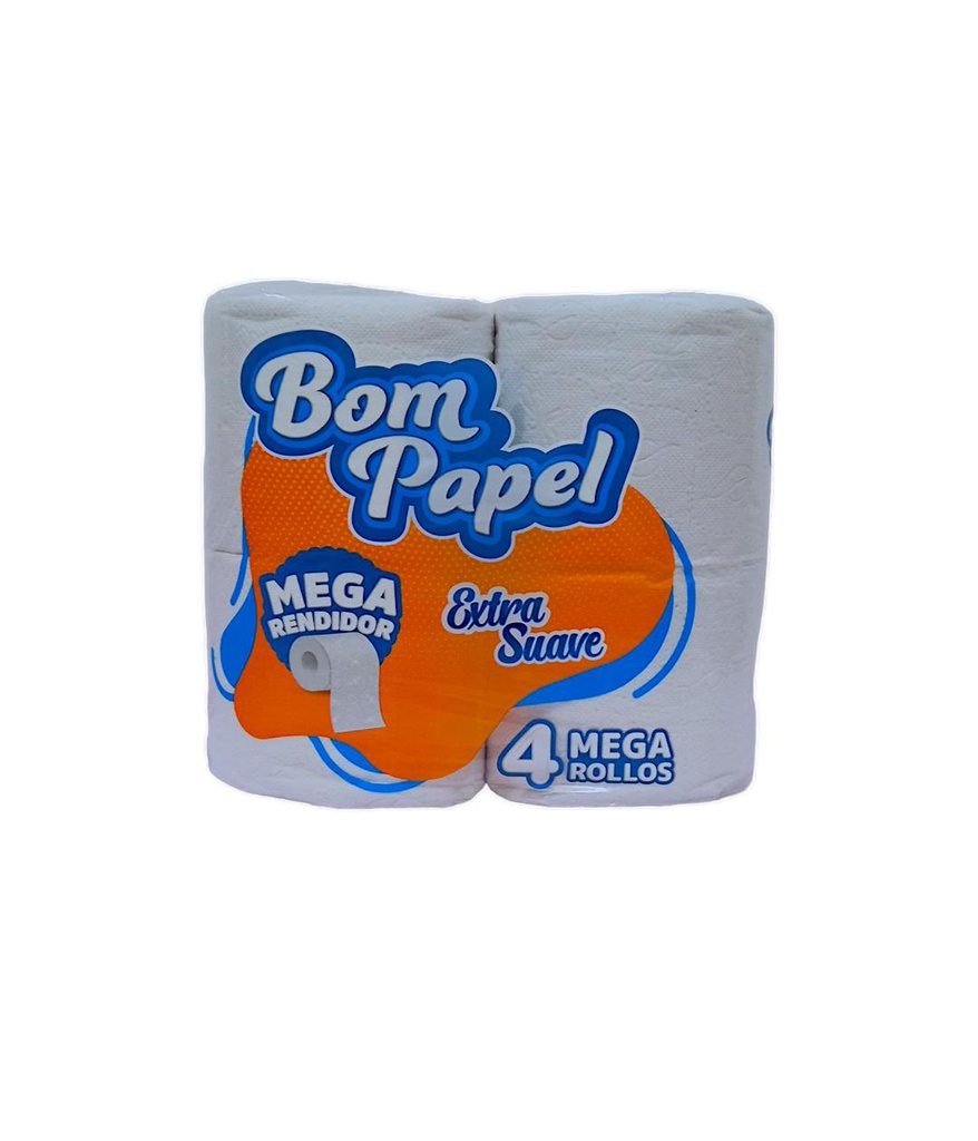 BOM PAPEL MEGA RENDIDOR 4ROLL 