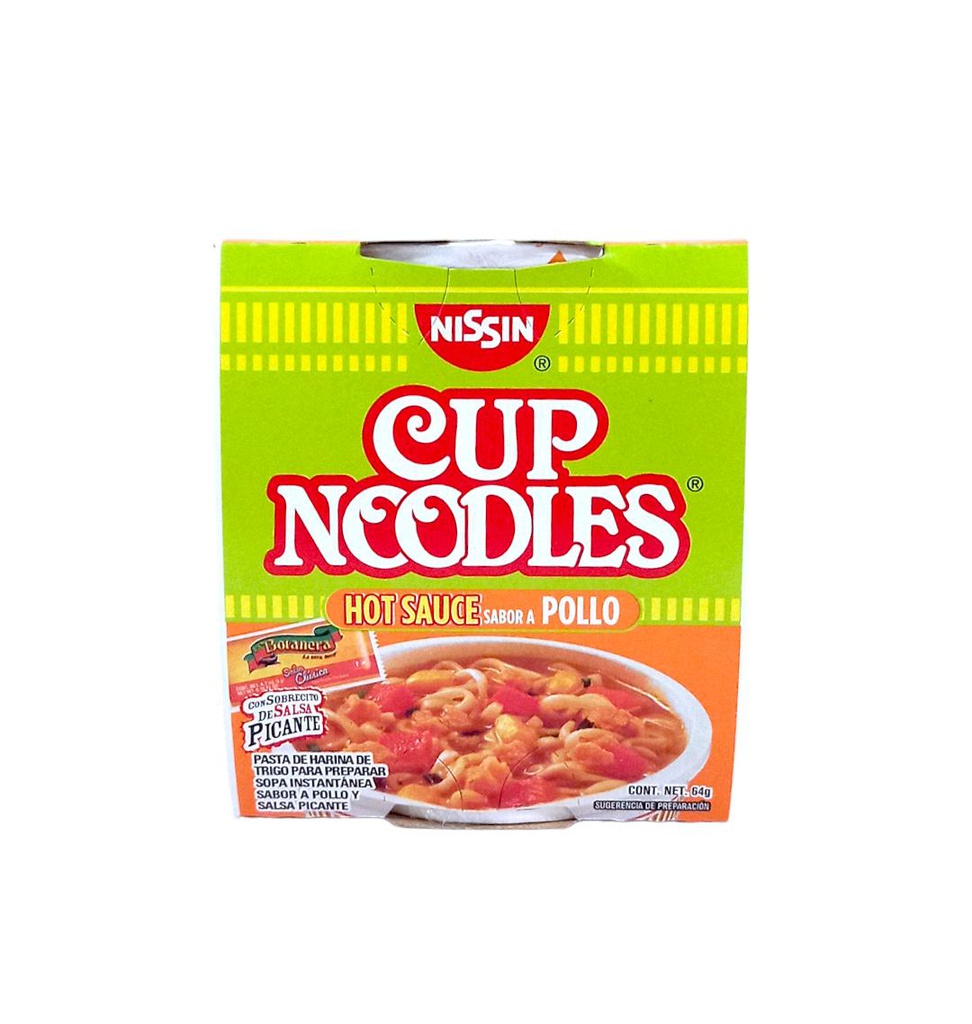 SOPA VASO NISSIN POLLO HOT 64G