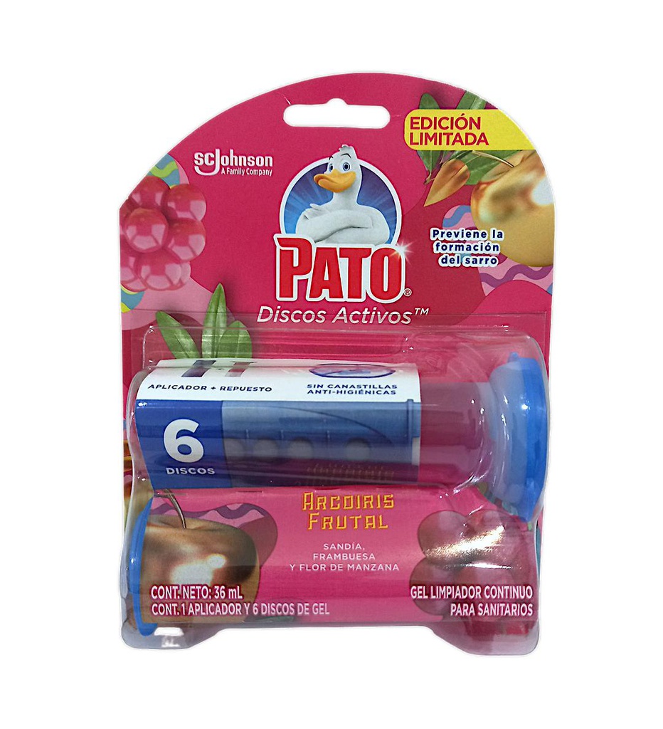 PATO DISCOS ARCOIRIS FRUTAL