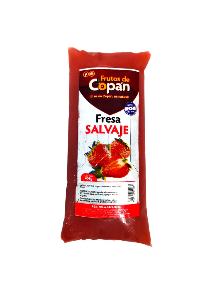 FRUTOS DE COPAN FRESA 454GR