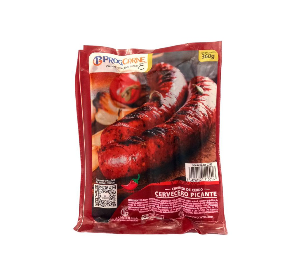 CHORIZO CERVECERO PICANTE 360G