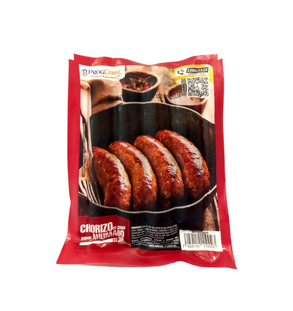 CHORIZO AHUMADO DE CERDO 360G