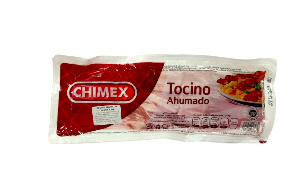 TOCINETA AHUMADO FUD CHIMEX 1 