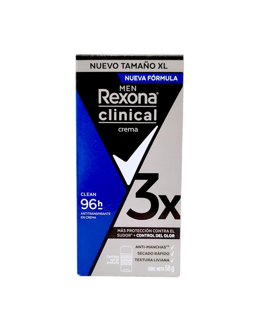 REXONA CLINICAL MEN CREMA 58G