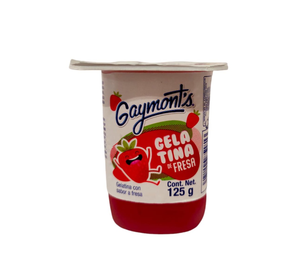 GELATINA GAYMONTS FRESA 125 G 