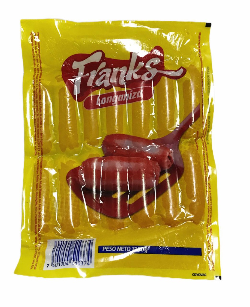 LONGANIZA FRANKS 1380GR