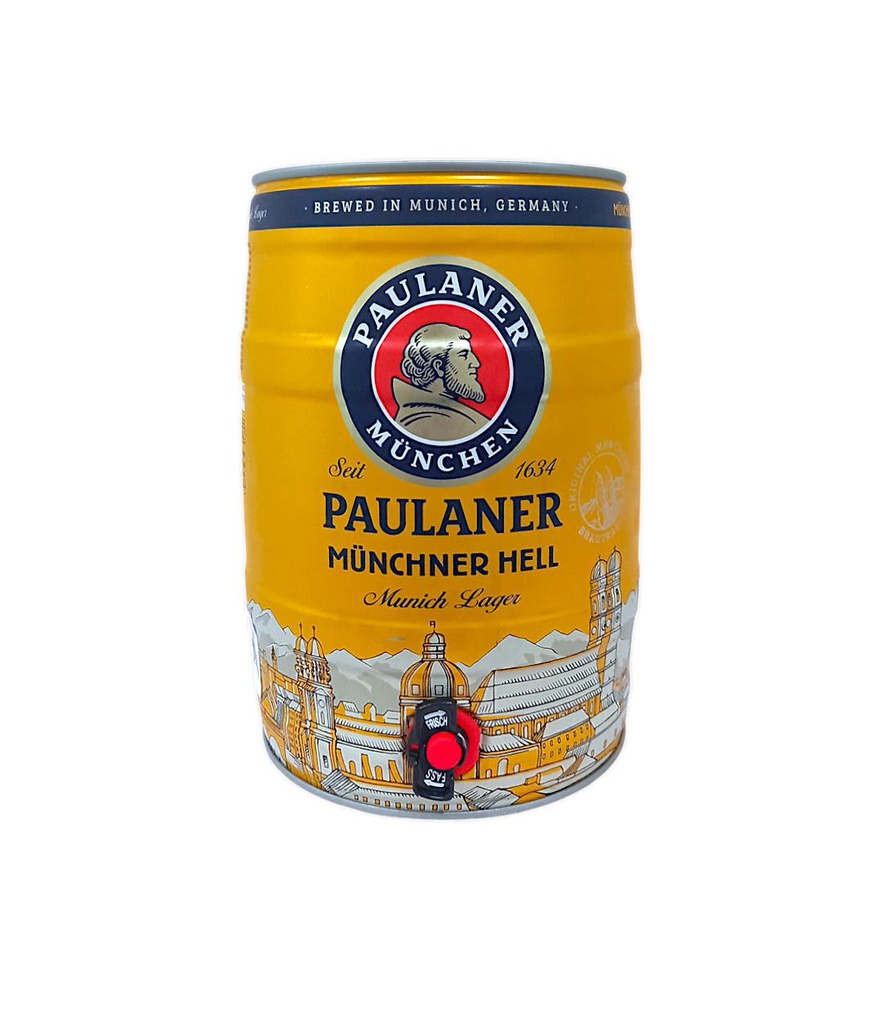 CERVEZA PAULANER 5 LITROS