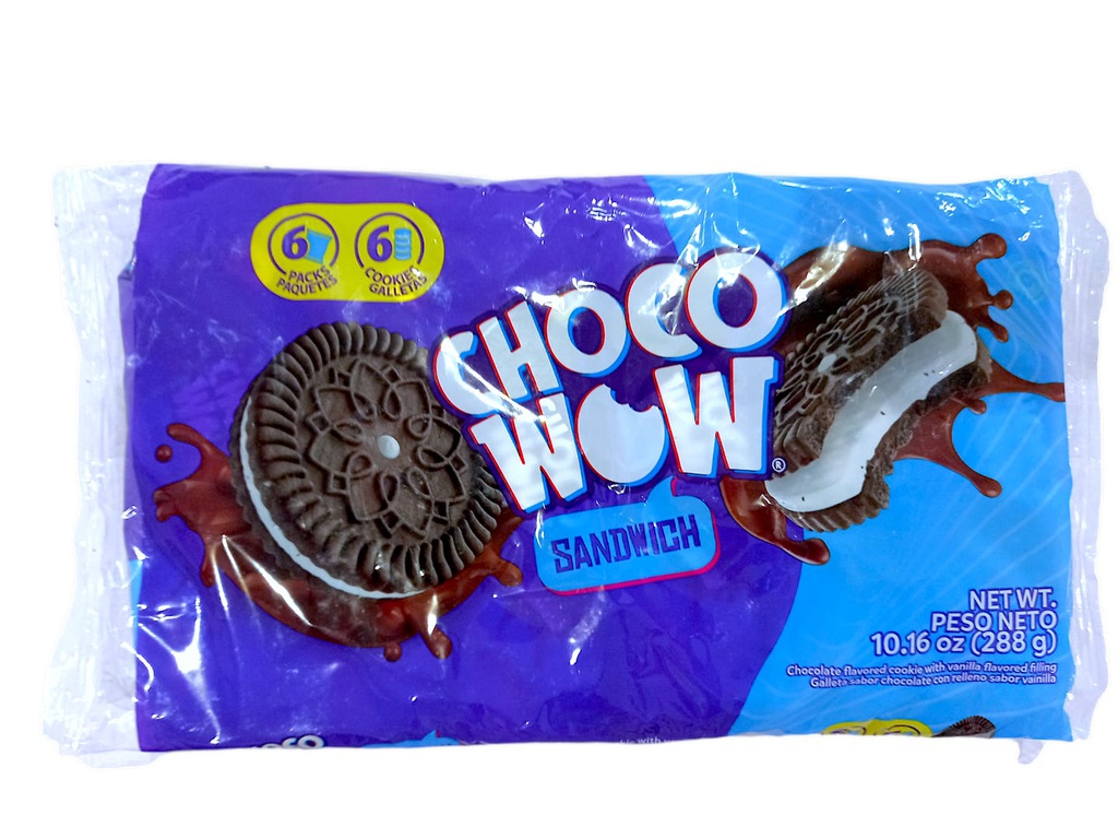 GALLETAS RELLENA CHOCOWOW 288G