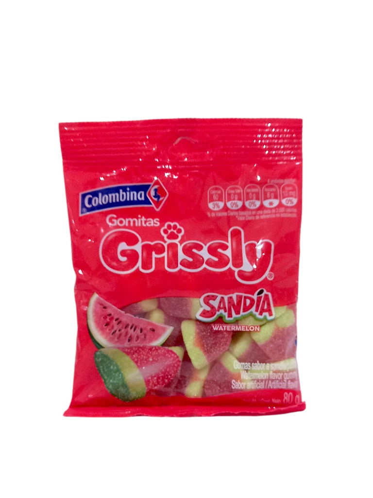 GOMITAS GRISSLY SANDIA 80GR