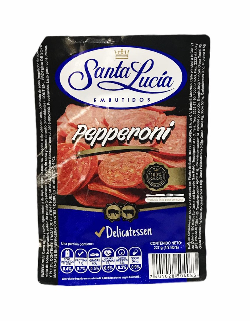 PEPPERONI SANTA LUCIA 227GR