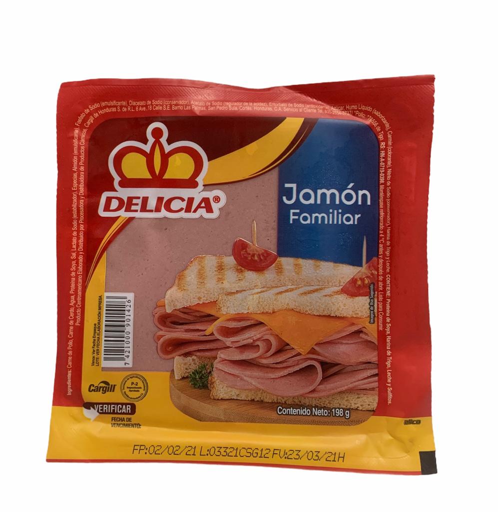 JAMON FAMILIAR DELICIA 198 G