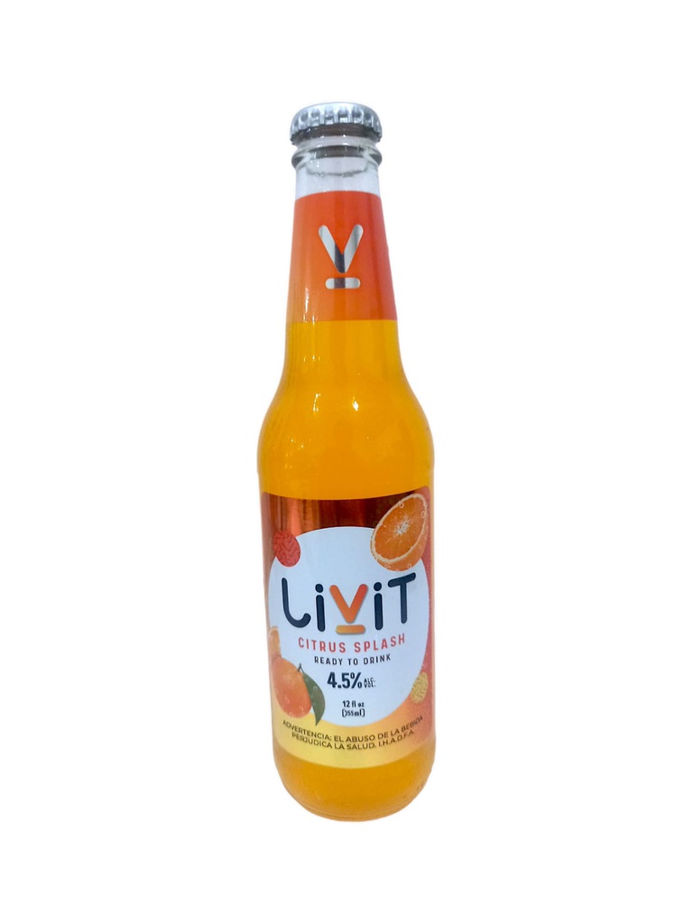 LIVIT NARANJA 355 ML 4 5%ALC