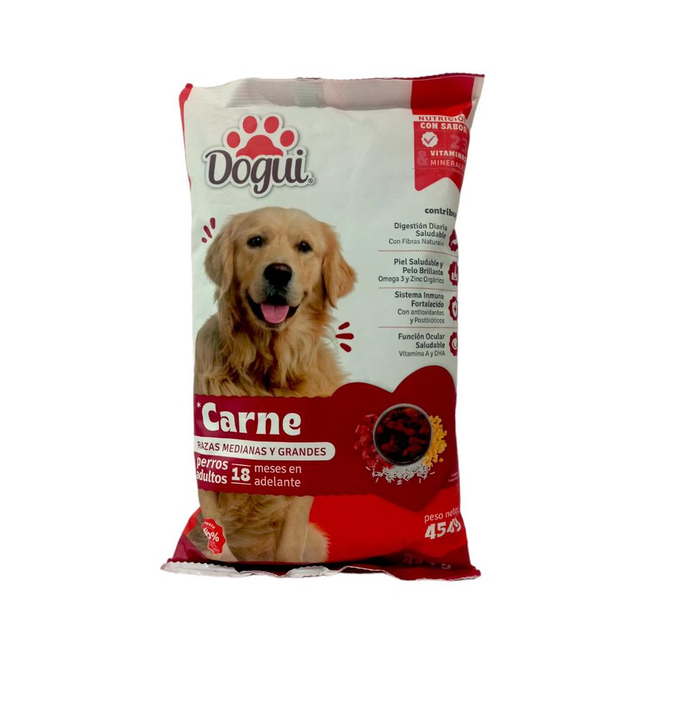 DOGUI CARNE ADULTO BOLSA 1 LB