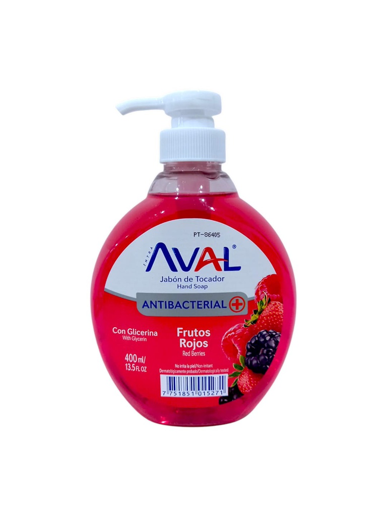 JABON AVAL FRUTOS ROJOS 400ML