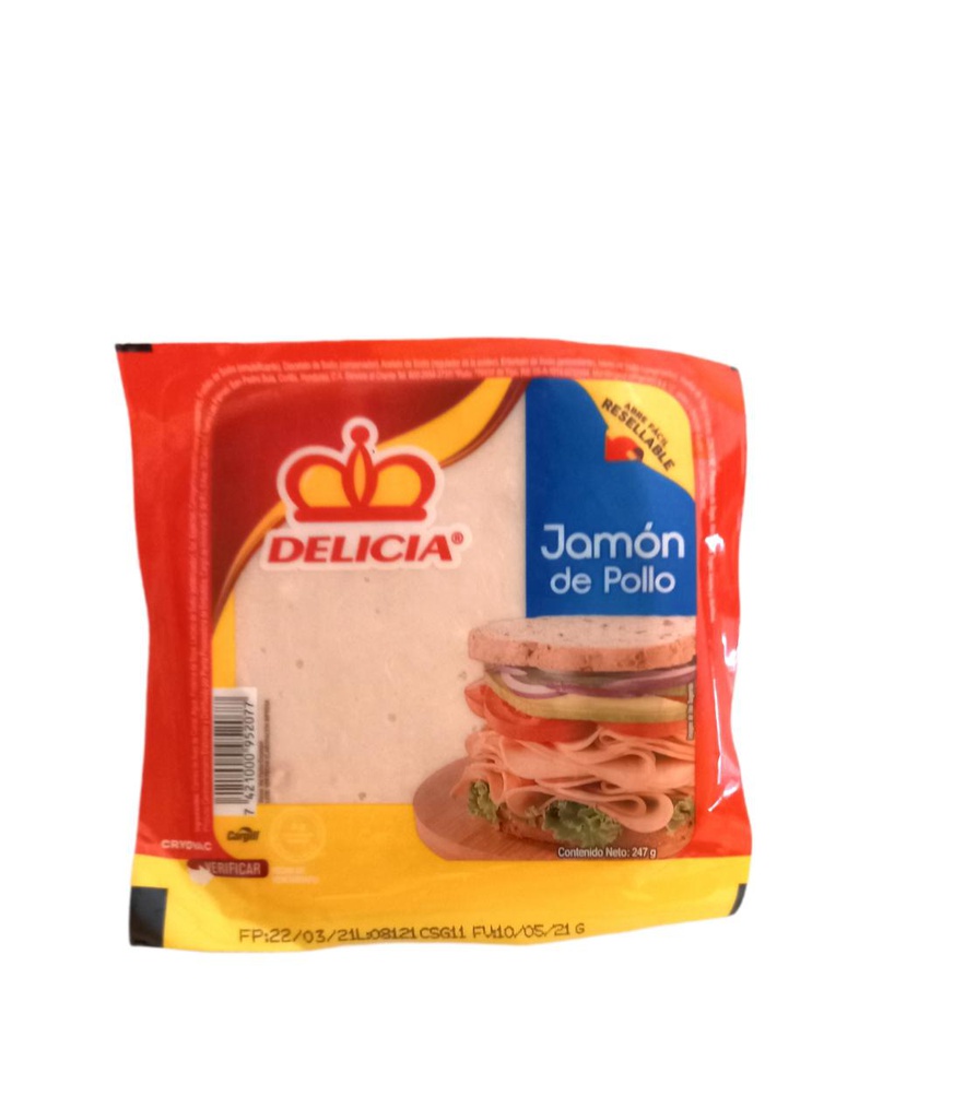 JAMON DE POLLO DELICIA 247G