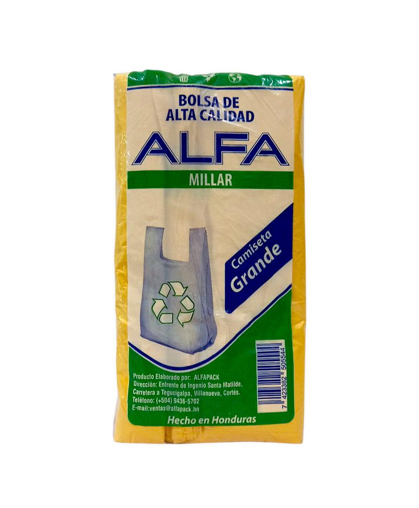 BOLSA CAMISETA MILLAR GRANDE
