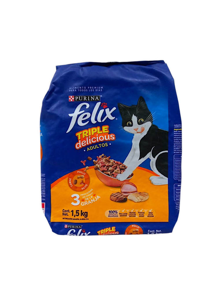 FELIX PURINA CAR/PAV/PO 1 5KG 