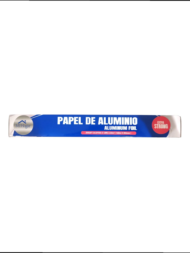 PAPEL ALUMINIO MI HOGAR 25FT