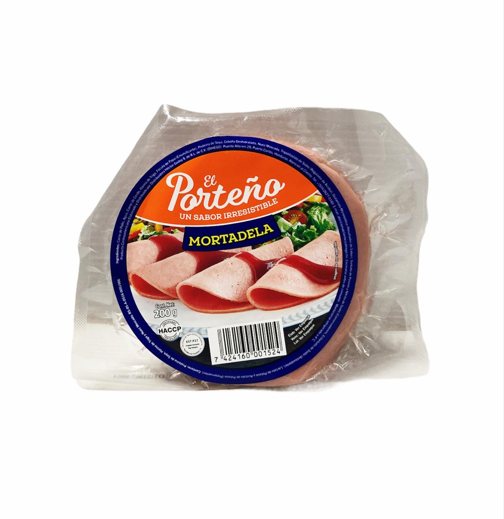 MORTADELA EL PORTENO 200G