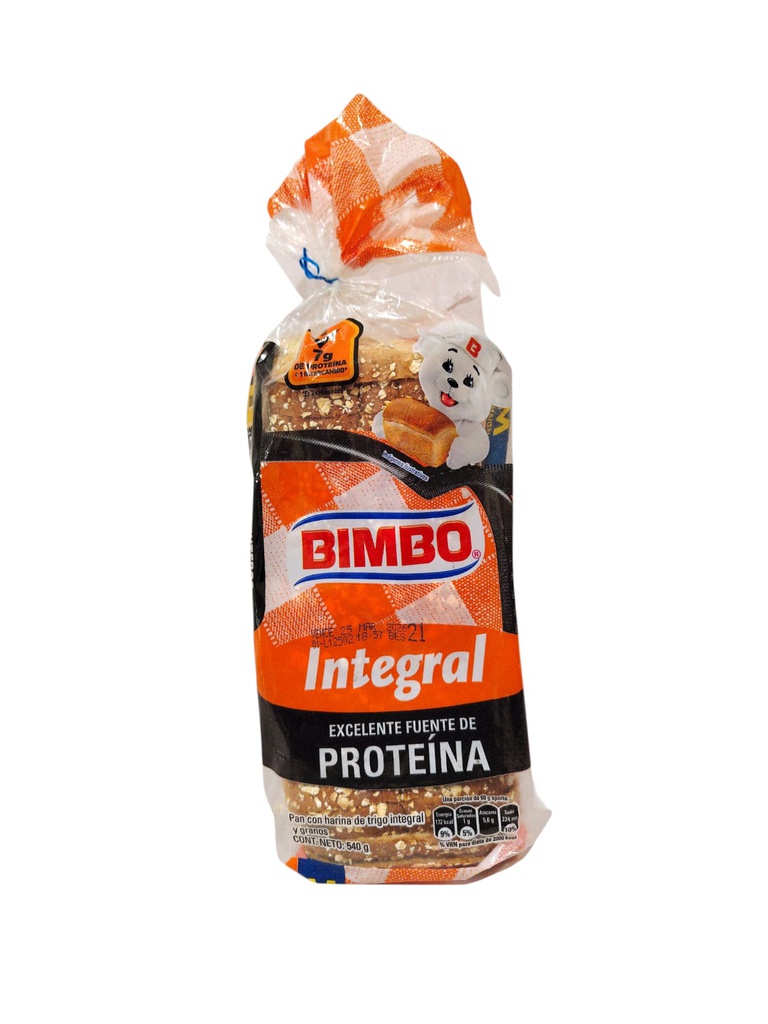 PAN INTEGRAL PROTEINA 540 G 