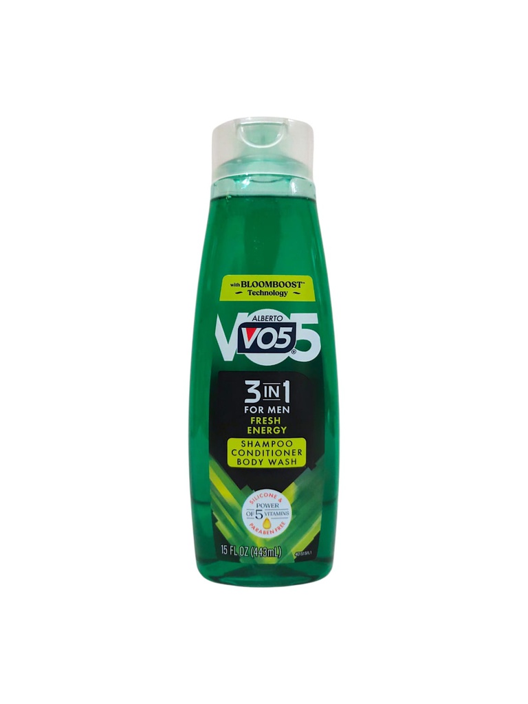 SHAMPOO MEN 3 EN 1 FRESH ENERG