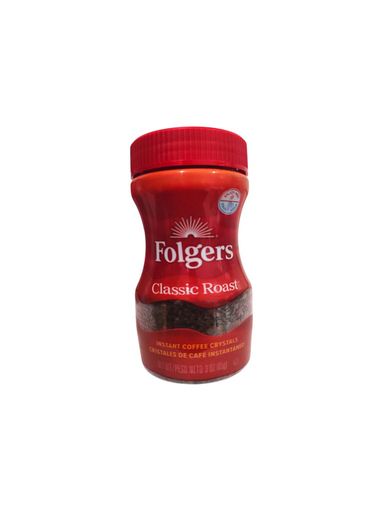 CAFE FOLGERS INSTANTANEO 85G