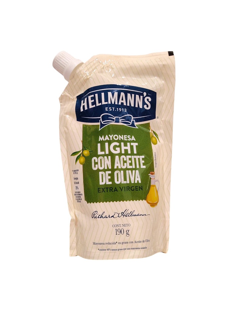 MAYONESA HELLMANNS LIGHT OLIVA