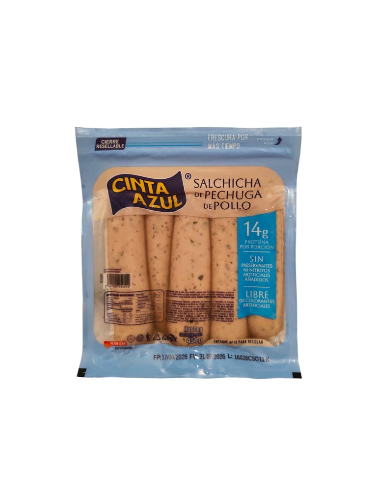 SALCHICHA DE PECHUGA DE POLLO 