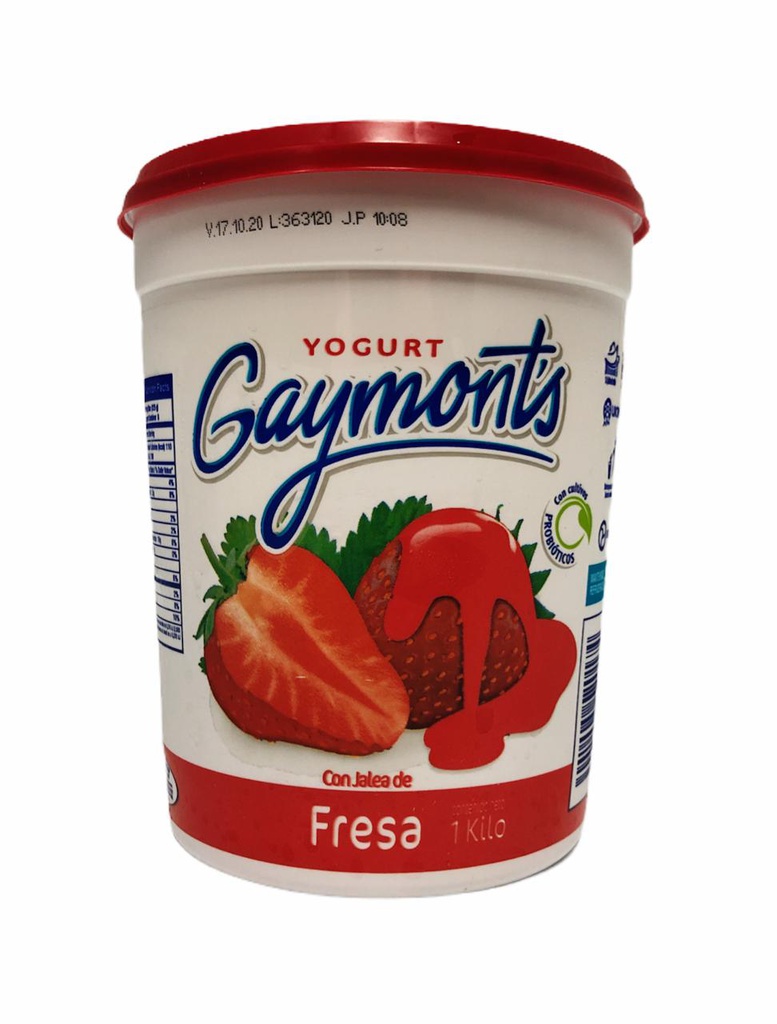 YOGURT GAYMONTS FRESA 1 LITRO