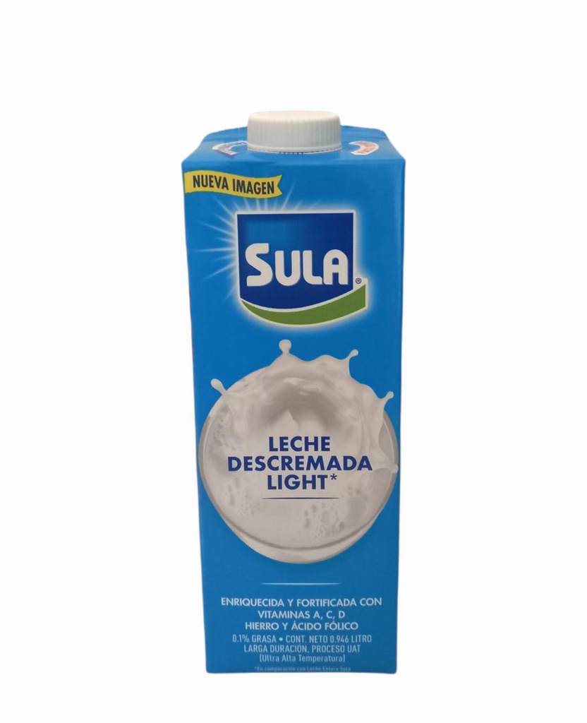 LECHE EN CAJA DESCREMADA SULA 1LT TS