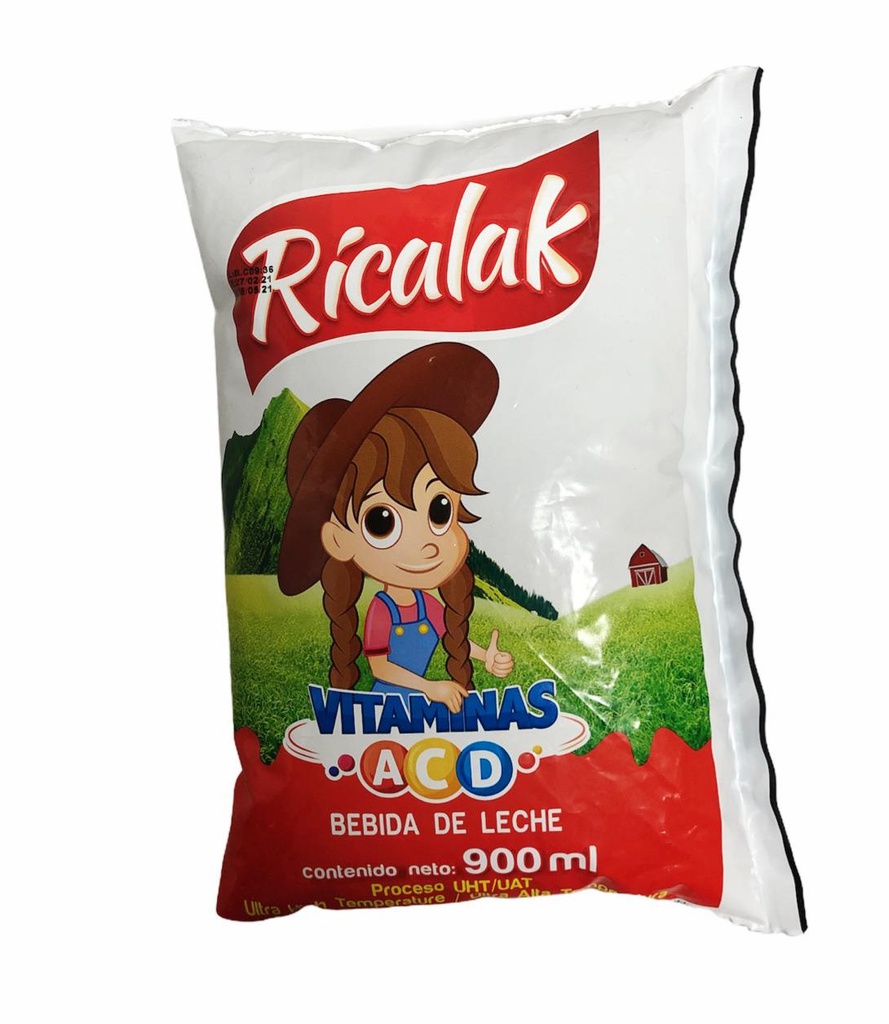 LECHE RICALAC EN BOLSA 900ML