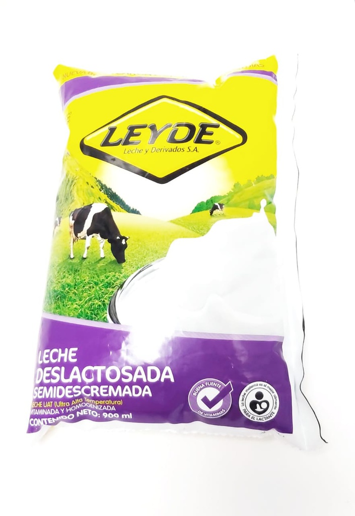 LECHE LEYDE EN BOLSA DESLACTOSADA 900ML