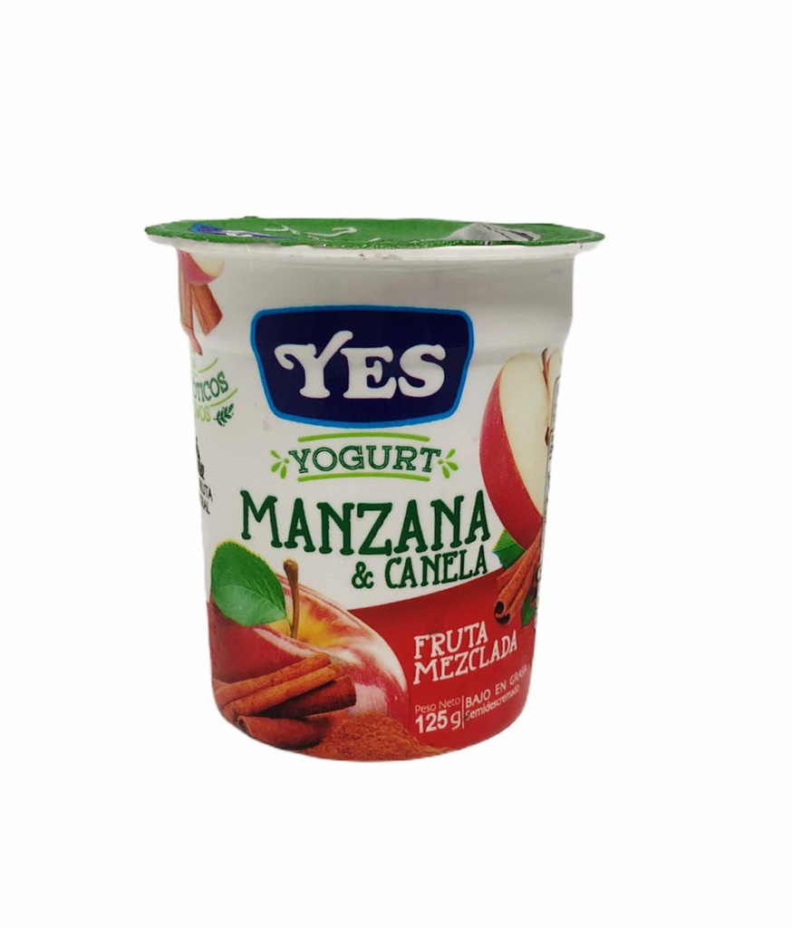 YOGURT YES MANZANA CANELA 125 