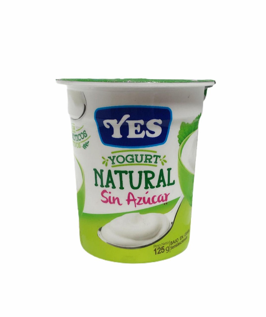 YOGURT YES NATURAL 125 G