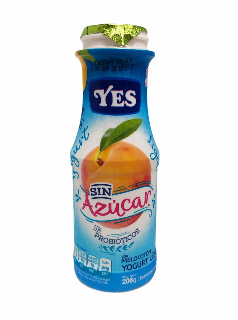 YOGURT YES MELOCOTON LIGH 206 