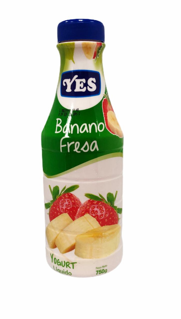 YOGURT YES BANANO FRESA 750 G